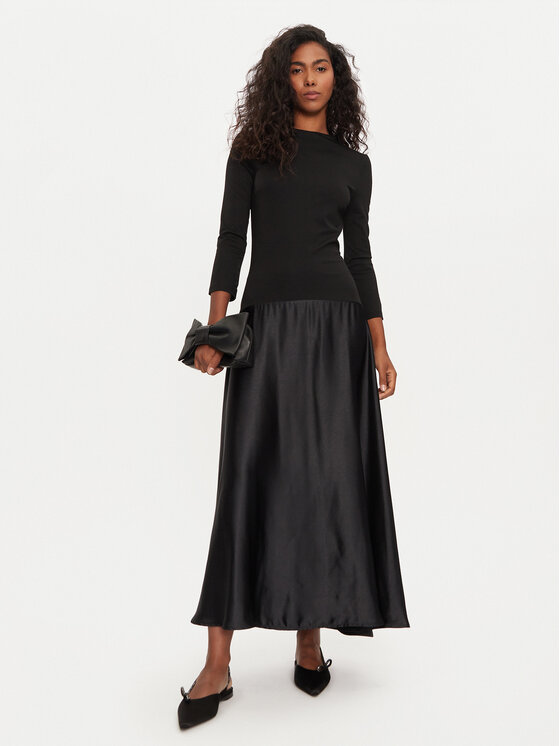 Imperial Imperial Rochie de zi AFBFIMU Negru Regular Fit