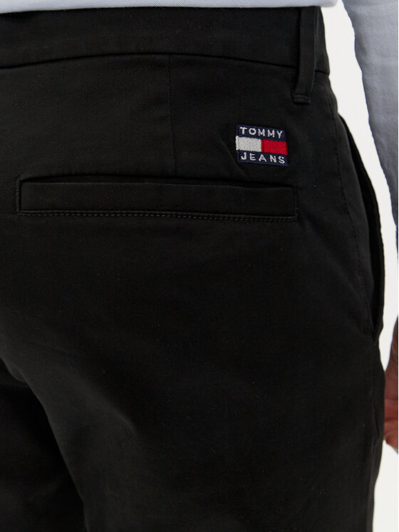 Tommy Jeans Tommy Jeans Παντελόνι chino Austin DM0DM19166 Μαύρο Slim Fit