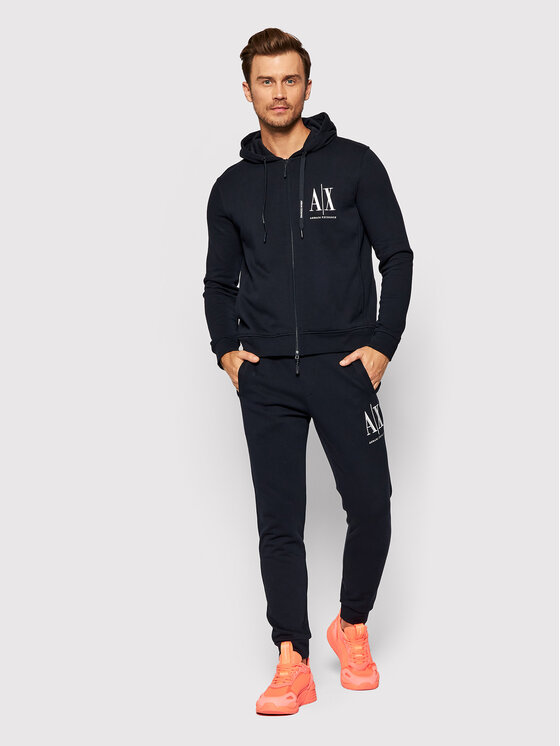 Armani Exchange Armani Exchange Bluza 8NZMPP ZJ1ZZ 1510 Granatowy Regular Fit