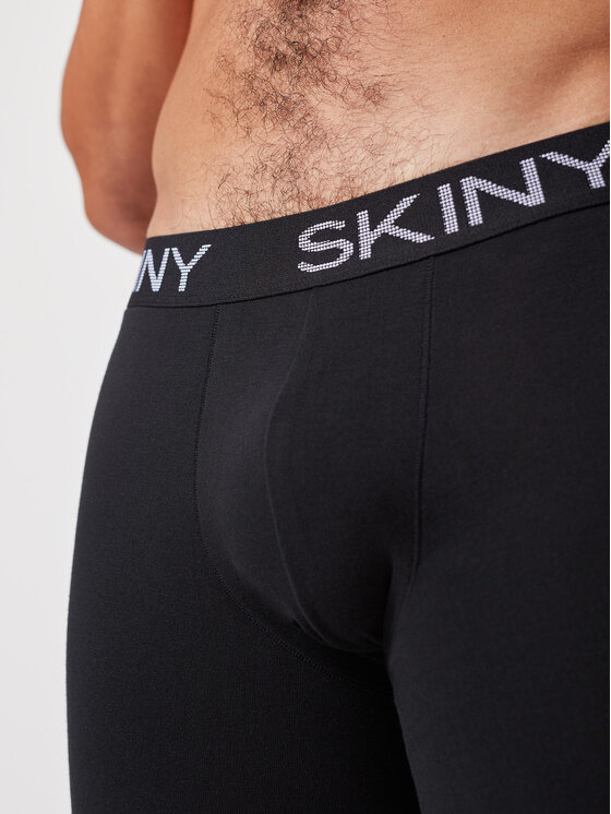 Skiny Skiny Souprava boxerek 80686 Černá