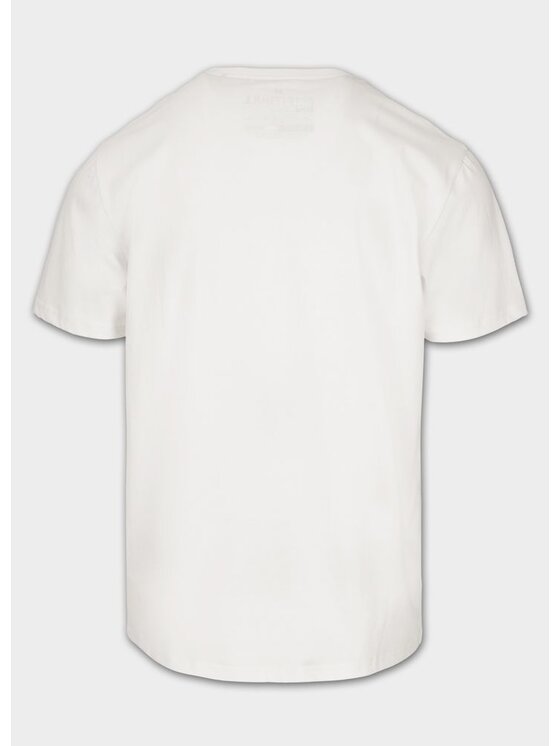 PITBULL PITBULL T-Shirt USA CAL Biały Regular Fit