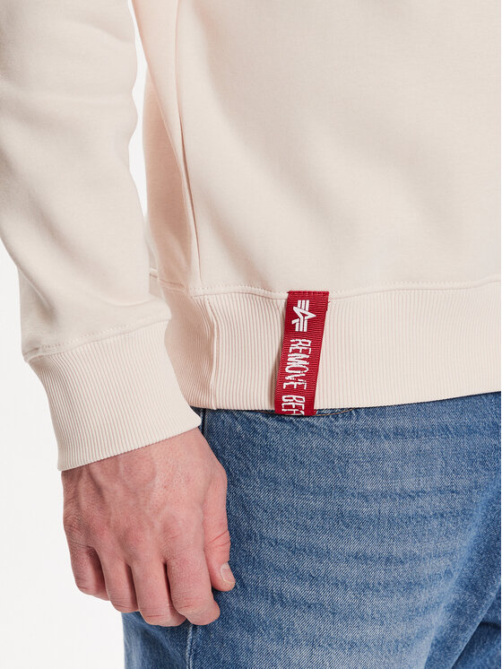 Alpha Industries Alpha Industries Džemperis Basic 178302 Écru Regular Fit