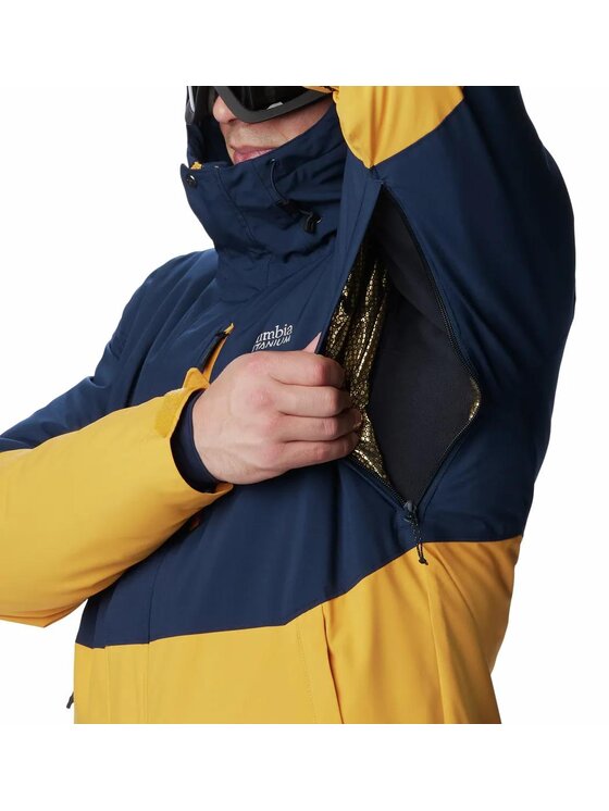Columbia Columbia Kurtka narciarska 205664 Żółty Regular Fit