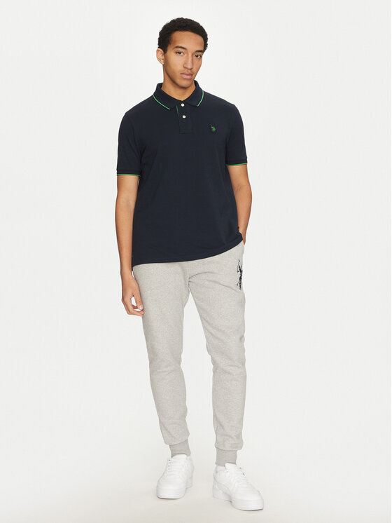 U.S. Polo Assn. U.S. Polo Assn. Polo majica MUP3508 Mornarsko modra Regular Fit