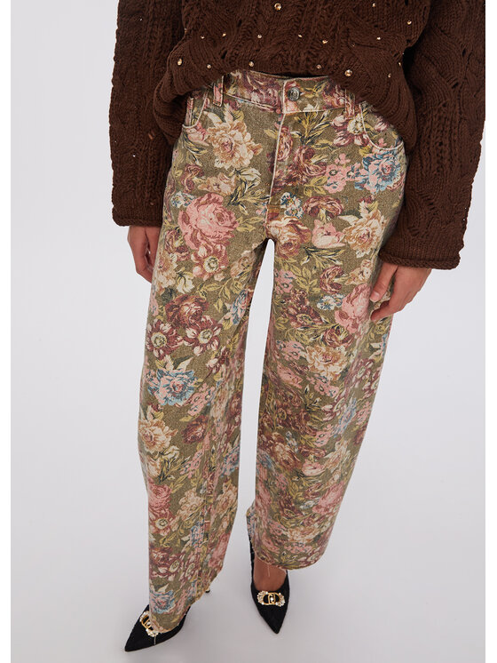 Liu Jo Liu Jo Pantaloni di tessuto MF5333T160AP9010 Multicolore Regular Fit