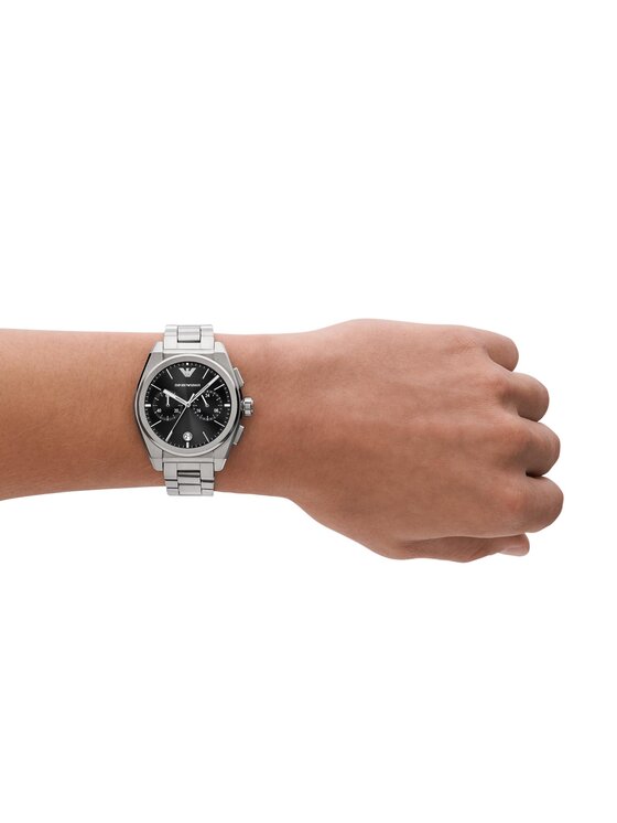 Emporio Armani Uhr Federico AR11560 Silberfarben | Modivo.de