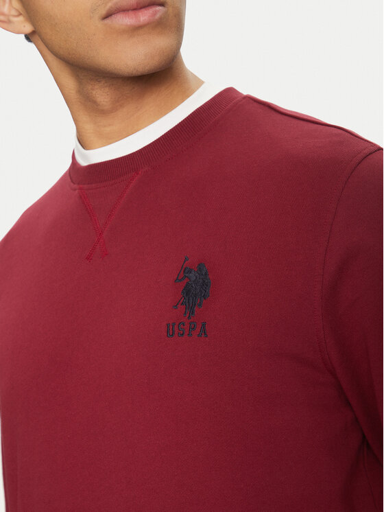U.S. Polo Assn. U.S. Polo Assn. Majica dugih rukava MUP2256 Crvena Regular Fit
