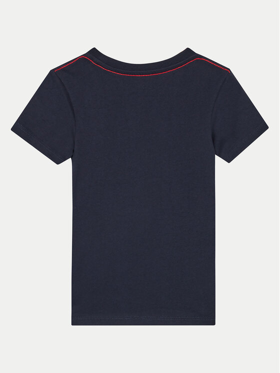 Guess Guess Тишърт N73I55 K8HM0 Тъмносин Regular Fit