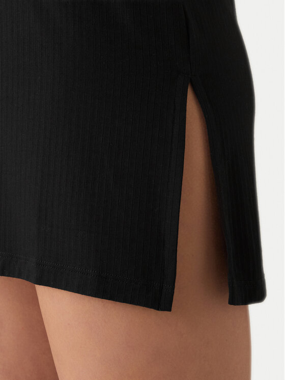 HUGO HUGO Sukienka plażowa Signature B. 50555745 Czarny Relaxed Fit