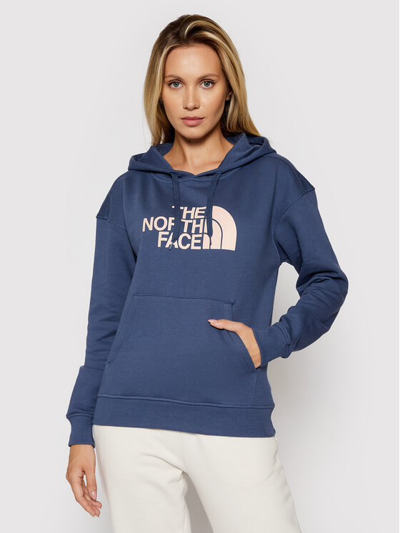 Light Drew Sweatshirt North Bleu Regular W Fit Hoodie Peak The marine Face NF0A3RZ4