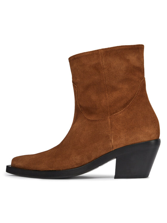 PINKO PINKO Botki Mozart Texano Al 23-24 BLKS1 102025 A0N8 Brązowy