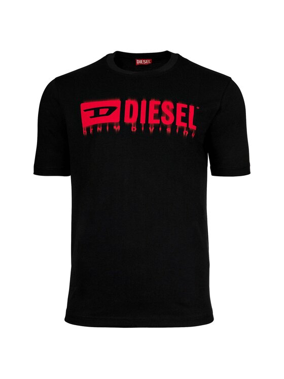 Diesel Diesel T-Shirt 28832 Czarny Comfort Fit