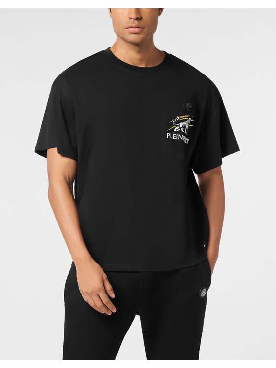 Plein Sport Plein Sport T-Shirt 28485 Czarny Regular Fit