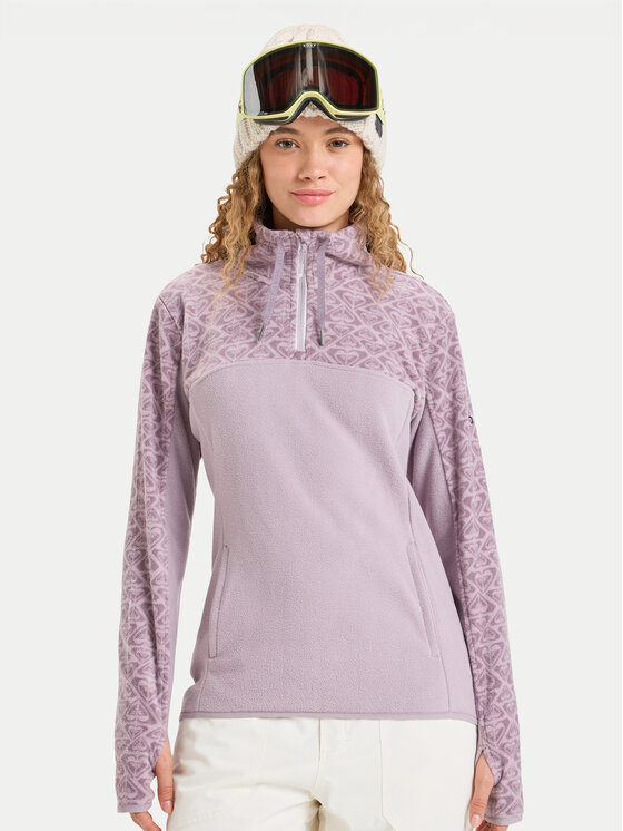 Roxy Roxy Jaka Polar Sayna Half Zip ERJFT04831 Violets Regular Fit