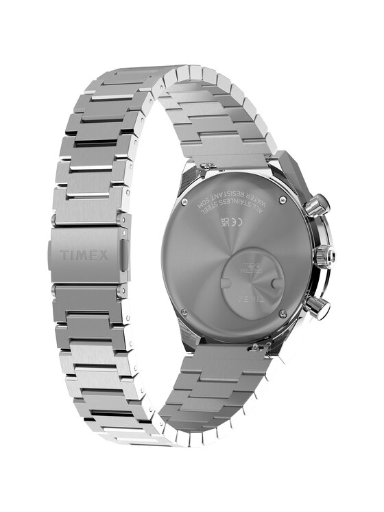 Timex Timex Zegarek TW2Y88600 Srebrny
