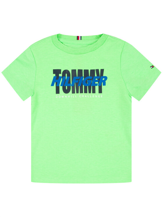 Tommy Hilfiger Tommy Hilfiger Marškinėliai Alpine KB0KB05396 D Žalia Regular Fit