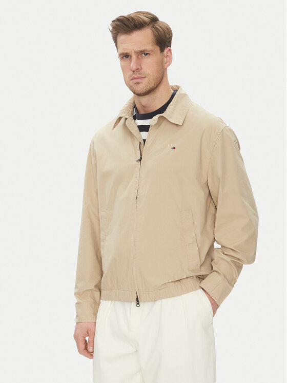 Tommy Hilfiger Tommy Hilfiger Bunda pro přechodné období MW0MW38715 Béžová Regular Fit