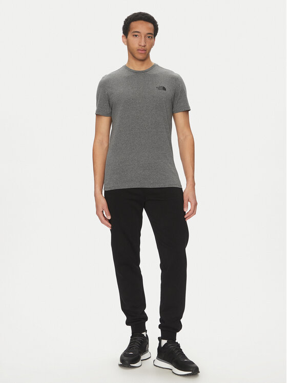 The North Face The North Face T-Shirt Simple Dome Tee NF0A2TX5 Szary Regular Fit