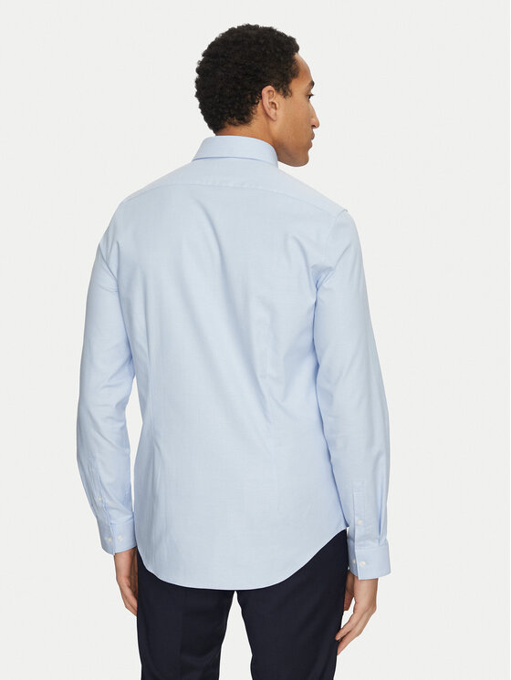 Calvin Klein Calvin Klein Сорочка K10K114310 Блакитний Slim Fit