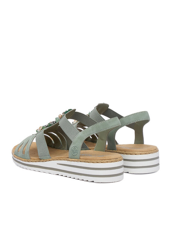 Rieker Rieker Sandali CEO-V0649-52 Zelena