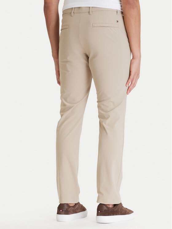 Tommy Hilfiger Tommy Hilfiger Chino nohavice Denton MW0MW43408 Béžová Slim Fit