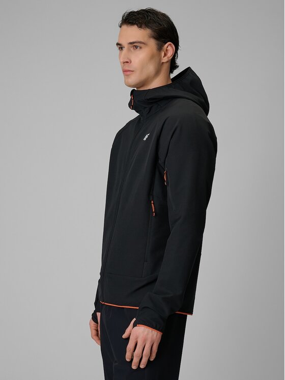 4F 4F Kurtka softshell 4FRSS26TSOFM644-20S Czarny Regular Fit