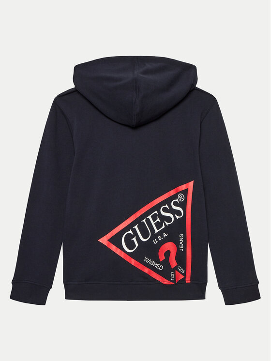 Guess Guess Majica dugih rukava L4RQ22 KAUG0 Tamnoplava Regular Fit