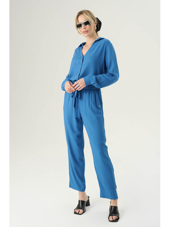 Femestage Femestage Dámské kalhoty Femestage AB BASE TRU1860-012 Modrá Regular Fit