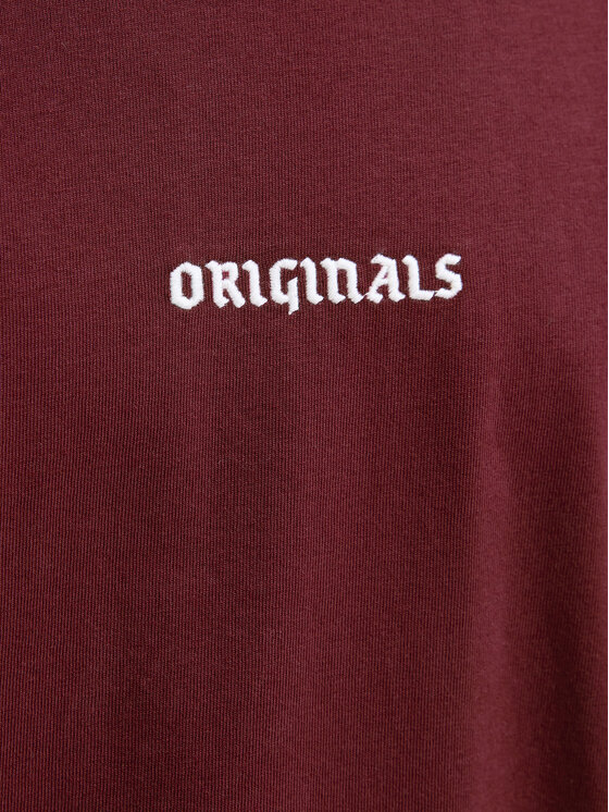 Jack & Jones Jack & Jones T-krekls Meadows Minimal 12283630 Sarkans Loose Fit