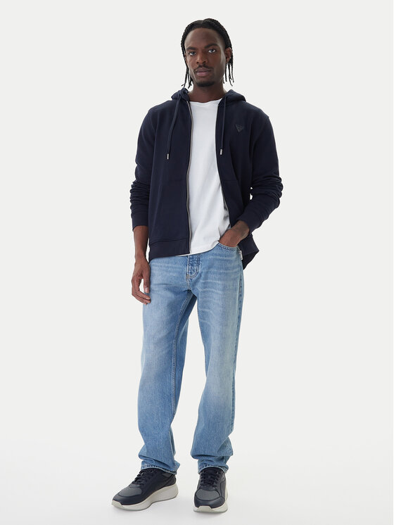 Guess Guess Суитшърт M6RQ48 KCN01 Тъмносин Regular Fit