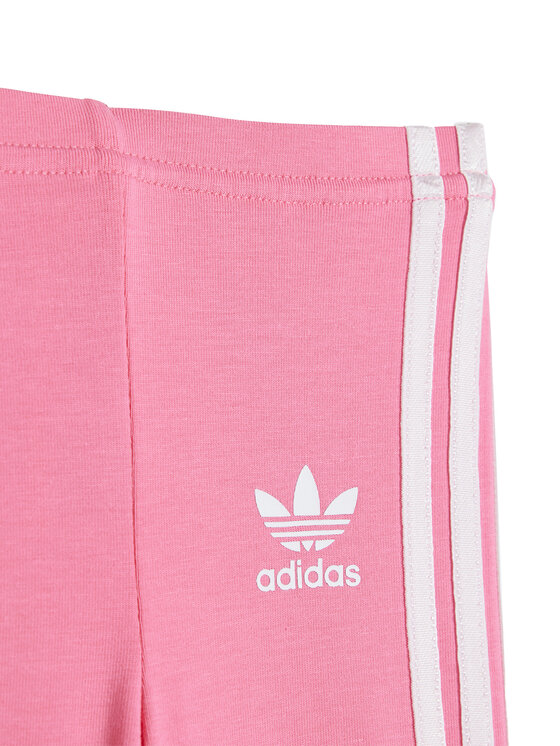 adidas adidas Komplet bluza i legginsy JY1109 Różowy Flared Fit