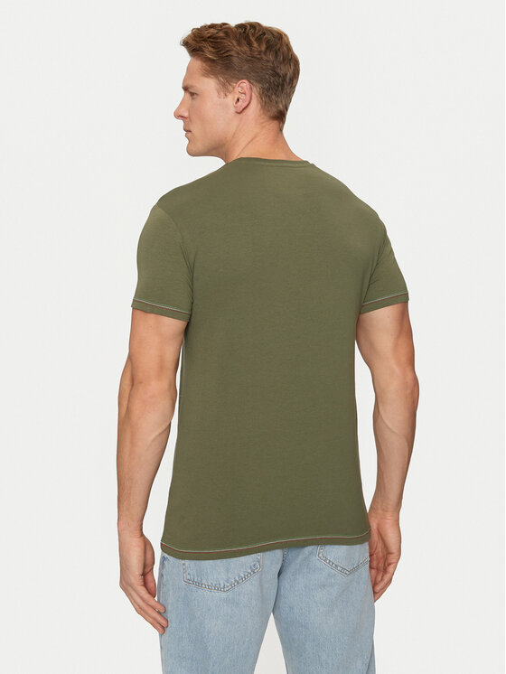 Aeronautica Militare Aeronautica Militare Tricou AM1UTI003 Verde Regular Fit