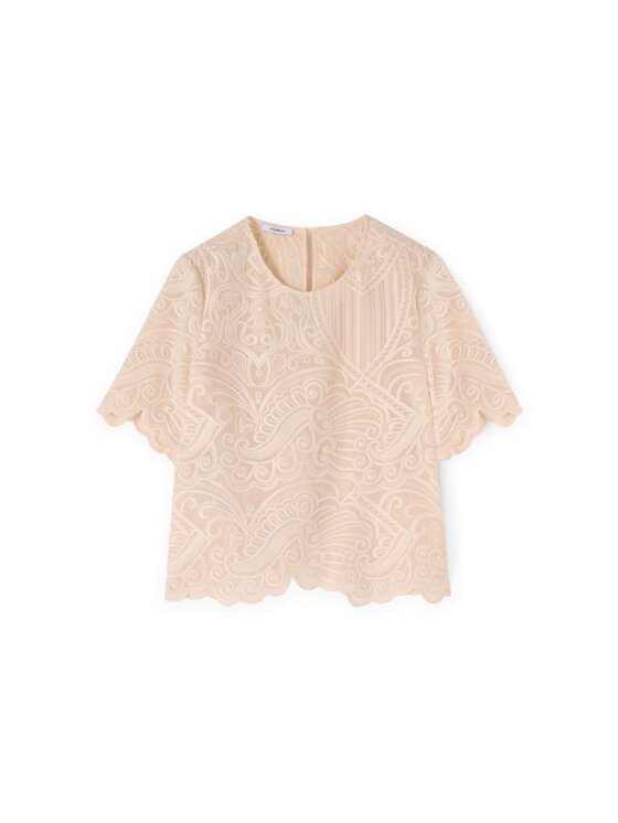 Motivi Motivi Blusa 2708Q001865N006 Rosa Boxy Fit