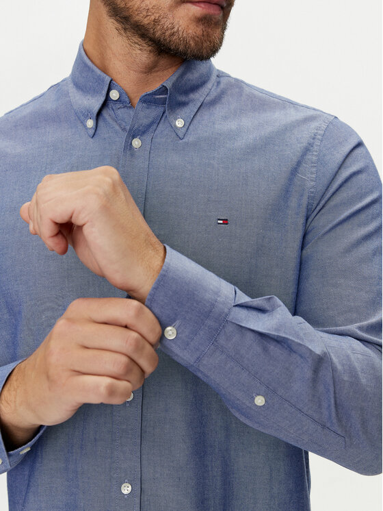 Tommy Hilfiger Tommy Hilfiger Košulja MW0MW36369 Plava Slim Fit