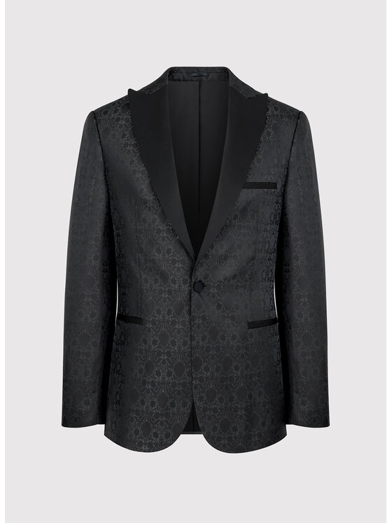 Pako Lorente Pako Lorente Marynarka P24WF-3S-007 Czarny Slim Fit