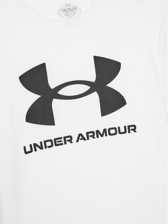 Under Armour Under Armour Marškinėliai Ua Sportstyle Logo 1363282 Balta Loose Fit