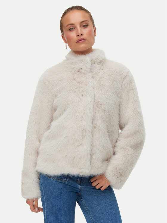 Vero Moda Vero Moda Kožešina Monroe 10315328 Béžová Regular Fit