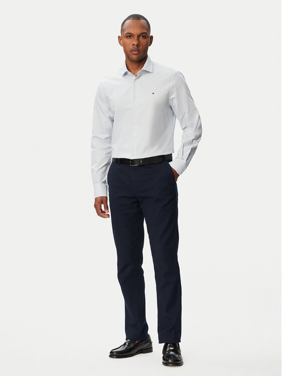 Tommy Hilfiger Tommy Hilfiger Camicia MW0MW43747 Azzurro chiaro Slim Fit