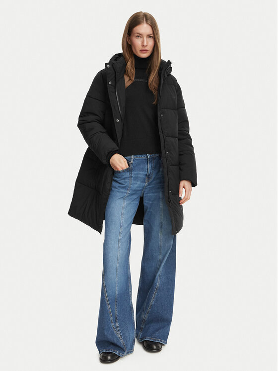 Guess Jeans Guess Jeans Zimné bundy W6BL31 W3797 Čierna Regular Fit