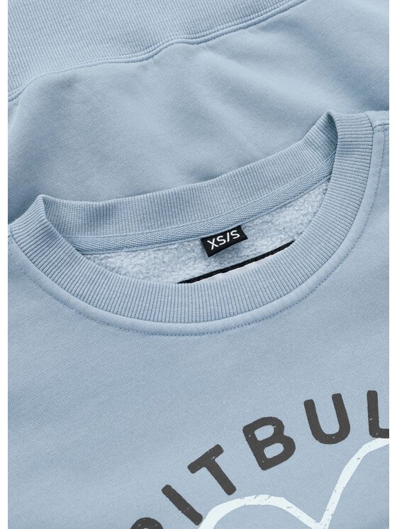 PITBULL PITBULL Bluza MANZANITA HEART Błękitny Regular Fit