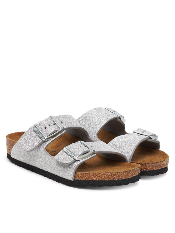 Birkenstock Birkenstock Natikače Arizona Kids 1030477 Srebrna