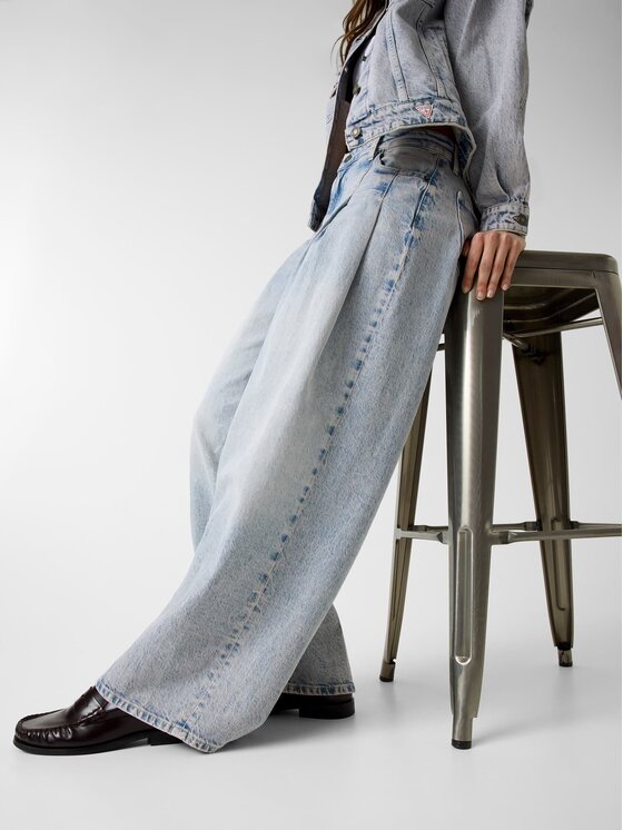 Guess Jeans Guess Jeans Джинси W6GA2U D5M57 Голубий Wide Leg