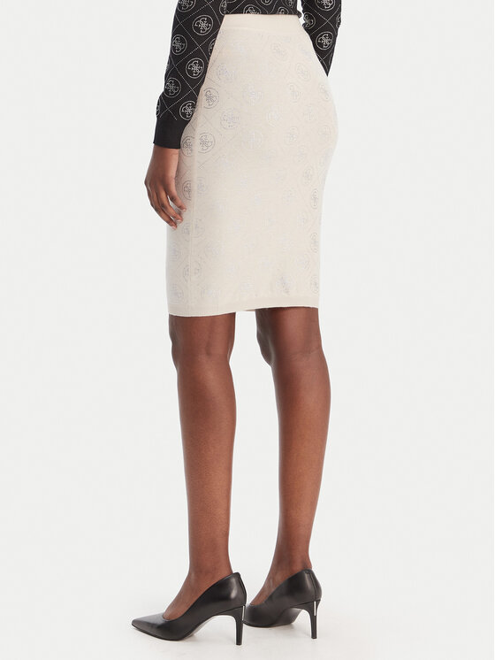 Guess Guess Мини пола W6RD0O Z3JD2 Бежов Regular Fit