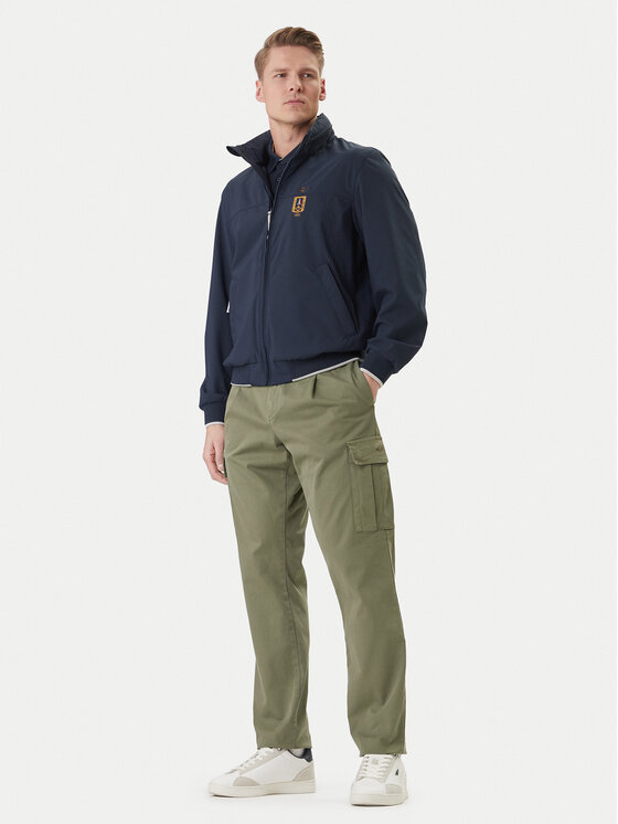 Aeronautica Militare Aeronautica Militare Bavlnené nohavice 261PA1718UCT04331 Zelená Regular Fit