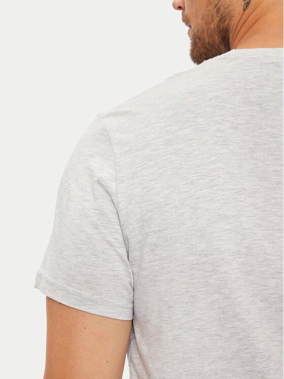 4F 4F T-Shirt 4FWMM00TTSHM1843 Szary Regular Fit