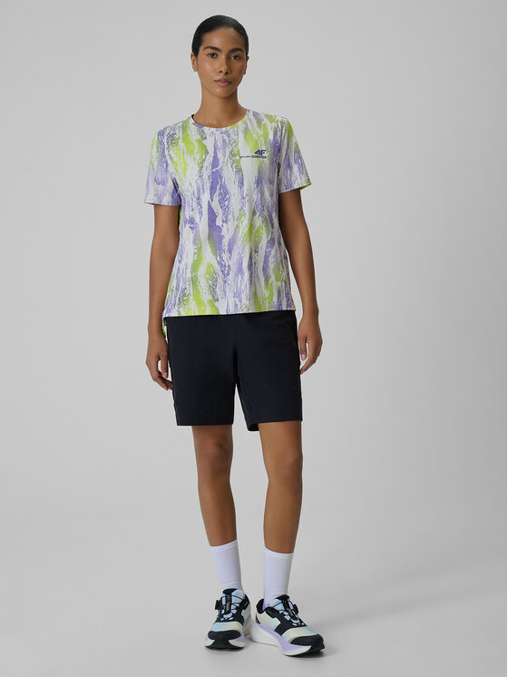 4F 4F Szorty rowerowe GET LOST FEEL FOUND Czarny Regular Fit
