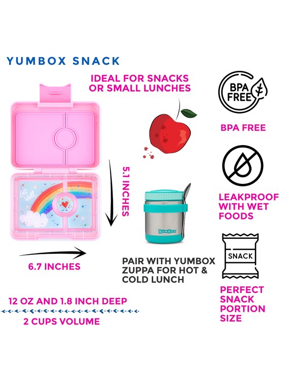 Yumbox Yumbox Lunchbox Snack Różowy