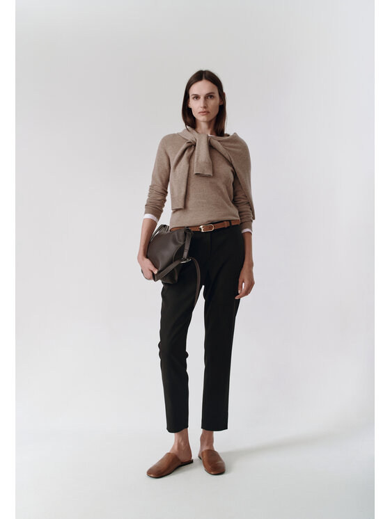 TATUUM TATUUM Sweter ROSSA Brązowy Classic Fit
