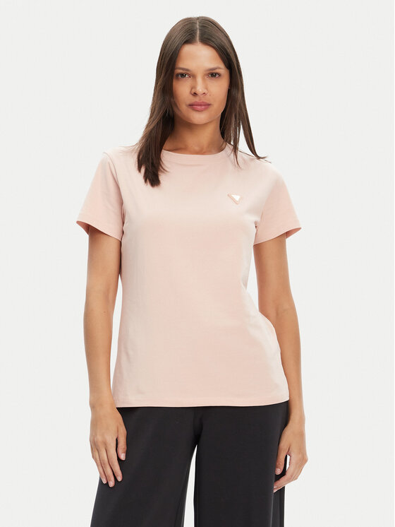 Guess Guess Marškinėliai V4YI09 J1314 Rožinė Regular Fit