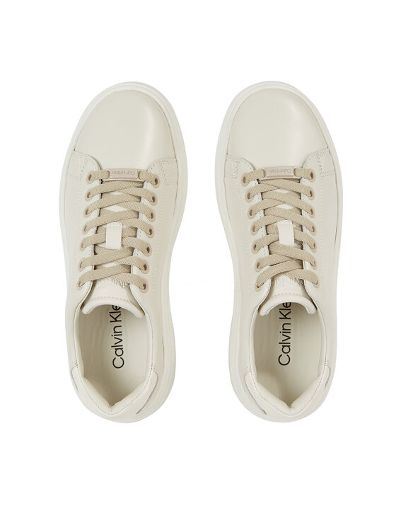 Calvin Klein Calvin Klein Tossud Raised Cupsole Lace Up HW0HW01668 Beež